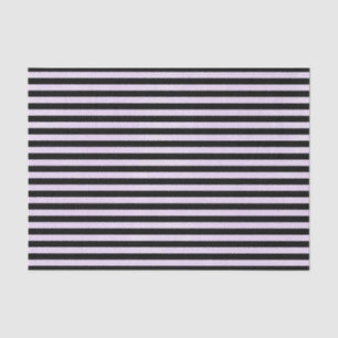 PAARSE EN ZWARTE STRIPES TISSUEPAPIER