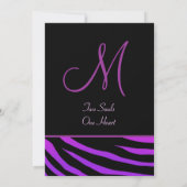 Paarse en zwarte tijgerwedstrijd kaart (Achterkant)