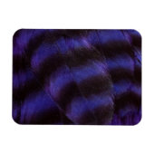 Paarse en zwarte veren magneet (Horizontaal)