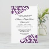 Paarse en zwarte Vlaanderen Kaart (Staand voorkant)