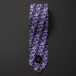 Paarse en zwarte Waterverf Floral Monogram Stropdas<br><div class="desc">Rijke kleuren en zachte tinten maken dit unieke waterverf bloemenontwerp een prachtige aanvulling op het stropdas collectie van een man. Het monogram voegt een vleugje personalisatie toe. Bekijk zeker onze bijpassende sokken met hetzelfde waterverf bloemenpatroon als creëer een unieke mode.</div>