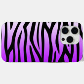 Paarse en zwarte zebra afdrukken Case-Mate iPhone case (Achterkant (horizontaal))