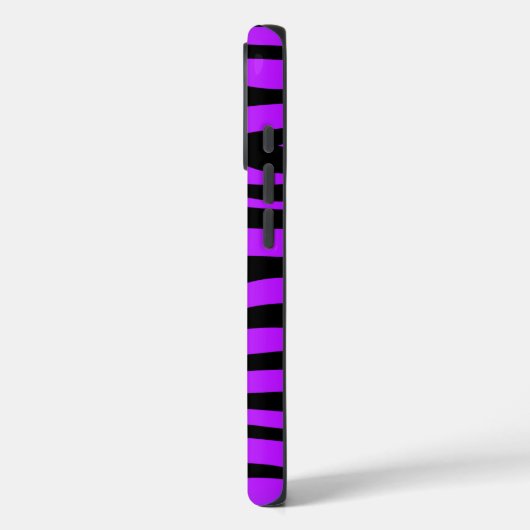 Paarse en zwarte zebra afdrukken Case-Mate iPhone case (Achterkant / Links)