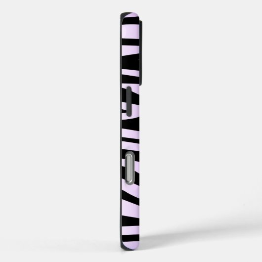 Paarse en zwarte zebra afdrukken Case-Mate iPhone case (Achterkant / Rechts)