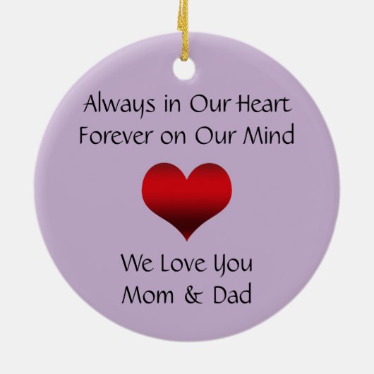 Paarse en zwarte Zebra in liefdevol geheugenversie Keramisch Ornament (Achterkant)