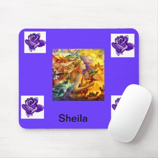 paarse engel muismat (Met muis)