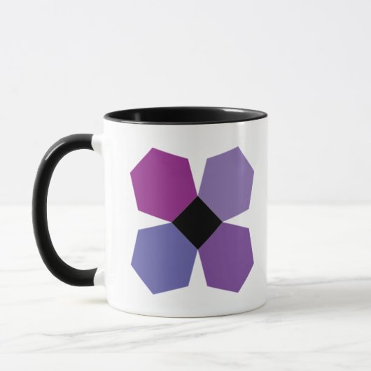 Paarse EPP-blokkoffie mok (Links)