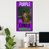 PAARSE ERKLE INDICA POSTER (Thuiskantoor)