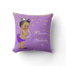 Paarse  Etnische Prinses Baby Gold Confetti