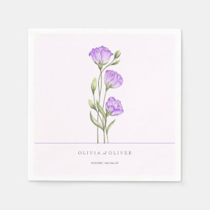 Paarse Eustomas Servet