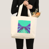 Paarse Eyes.png Grote Tote Bag (Voorkant (product))