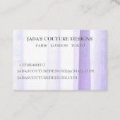 Paarse Fabric designer mode couture Visitekaartje (Voorkant)