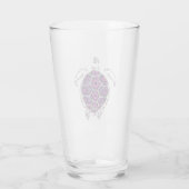 Paarse Factual Turtle Shell Glas (Achterkant)
