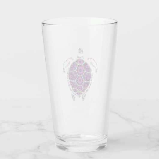 Paarse Factual Turtle Shell Glas (Achterkant)