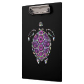 Paarse Factual Turtle Shell Klembord (Links)
