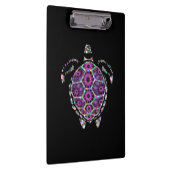 Paarse Factual Turtle Shell Klembord (Rechts)