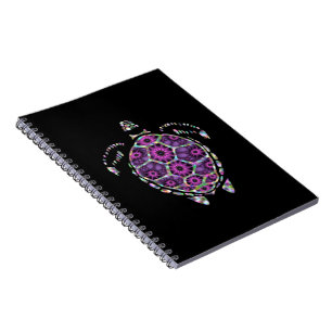 Paarse Factual Turtle Shell Notitieboek