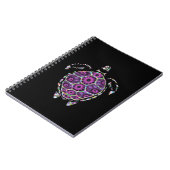 Paarse Factual Turtle Shell Notitieboek (Linkerzijde)