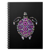 Paarse Factual Turtle Shell Notitieboek (Voorkant)