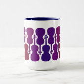 Paarse Fade Viool Mok (Midden)