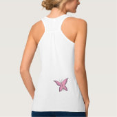 Paarse Fairy Cat Lady Tanktop (Achterkant)