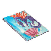 Paarse Fairy Dragon Notitieboek (Rechterzijde)