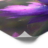 Paarse Fairy Dragon Poster (Hoek)