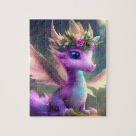 Paarse Fairy Dragon puzzel