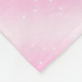 Paarse Fairy mijlpaal Fleece Deken (Hoek)