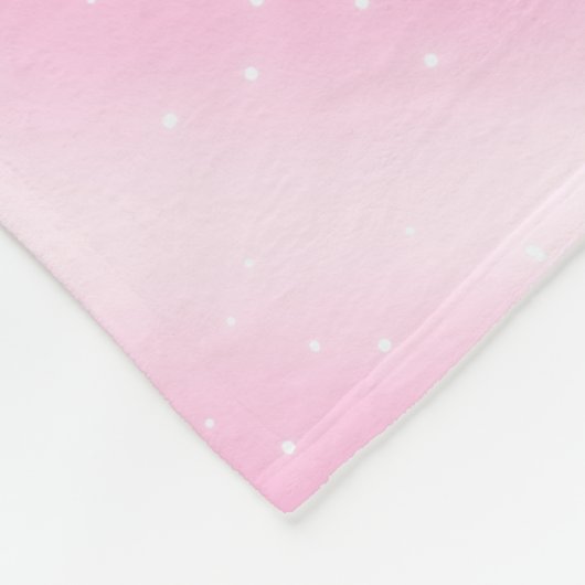 Paarse Fairy mijlpaal Fleece Deken (Hoek)