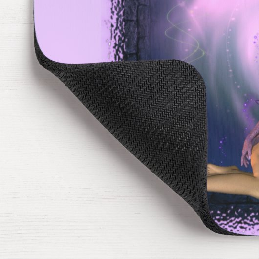 Paarse Fairy Mousepad Muismat (Hoek)