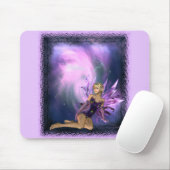 Paarse Fairy Mousepad Muismat (Met muis)