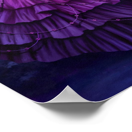 Paarse Fairy Poster (Hoek)