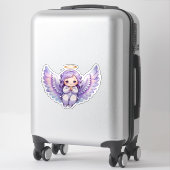 Paarse Fairy Sticker (Koffer)