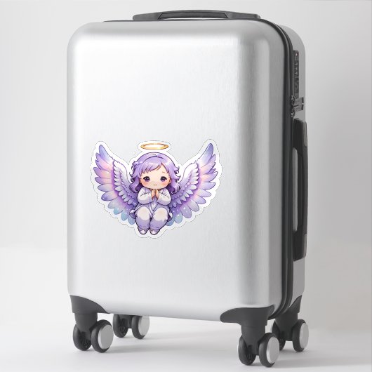 Paarse Fairy Sticker (Koffer)