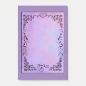 Paarse Fancy Lijst Post-it® Notes (Voorkant)