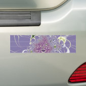Paarse Fantasie Bumpersticker (Op auto)
