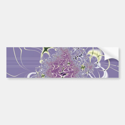 Paarse Fantasie Bumpersticker (Voorkant)