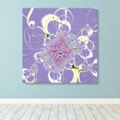 Paarse Fantasie Canvas Afdruk (Insitu (Houten vloer))