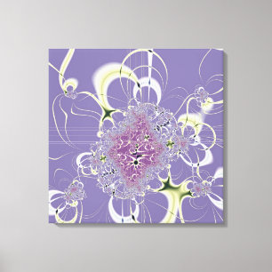 Paarse Fantasie Canvas Afdruk