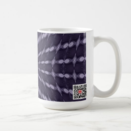 Paarse Fantasie Koffiemok (Rechts)