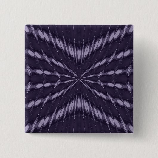 Paarse Fantasie Vierkante Button 5,1 Cm (Voorkant)