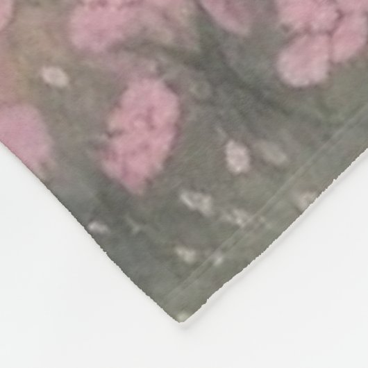 Paarse Fantasy Castle Fleece Deken (Hoek)