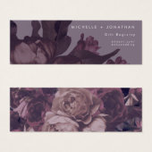 Paarse Fantasy-kaartje Mini Visitekaartjes (Voorkant /achterkant)