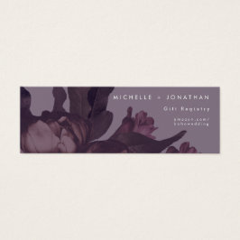 Paarse Fantasy-kaartje Mini Visitekaartjes