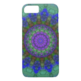 Paarse Fantasy mandala iPhone 7 hoesje