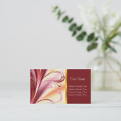 Paarse Fantasy, profielkaart Visitekaartje (Staand voorkant)