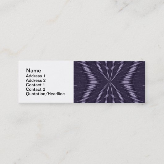 Paarse Fantasy-sjablonen voor visitekaartjes (Voorkant)