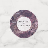 Paarse Fantasy Wedding Confetti (Kleine voorkant)