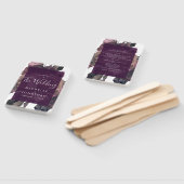 Paarse Fantasy Wedding Handwaaier (Niet-gemonteerd)